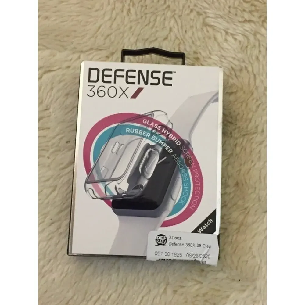 X-Doria Raptic Defense 360x for 38mm Apple Watch- Clear